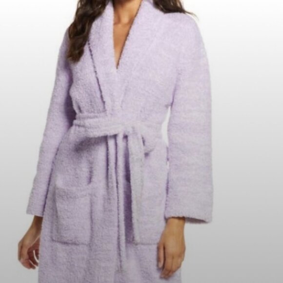 Barefoot Dreams CozyChic Adult Robe in Light Lavender - Picture 1 of 6